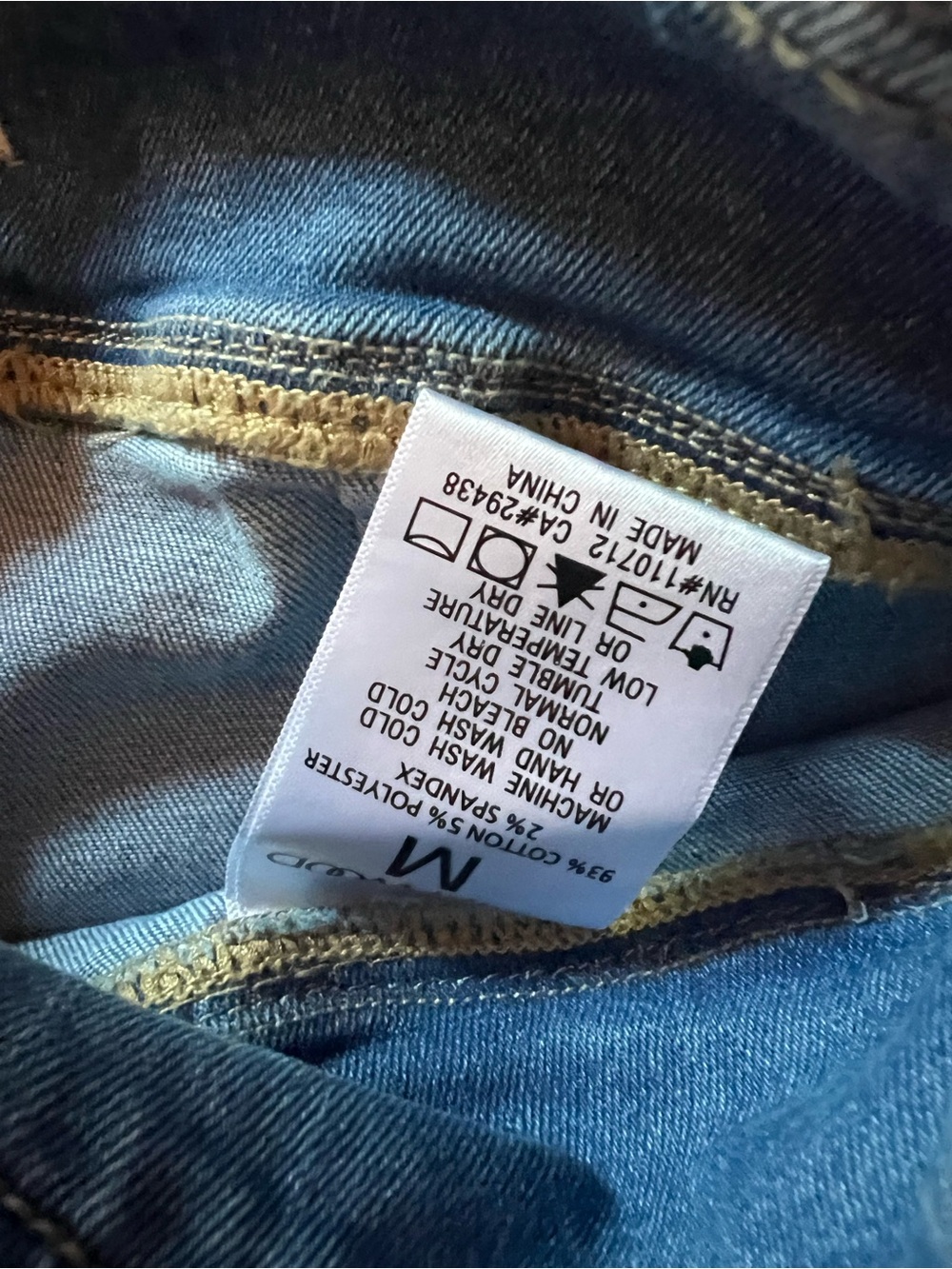 Driftwood pull on Wide Leg Light Blue Women’s Jeans - Picture 5 of 5